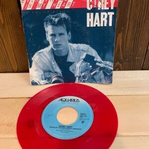 Corey Hart-1985-Red Vinyl Record-45